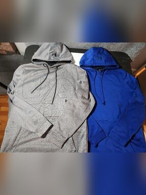 2 Under Armour Hoodie Sweatshirts Size Medium